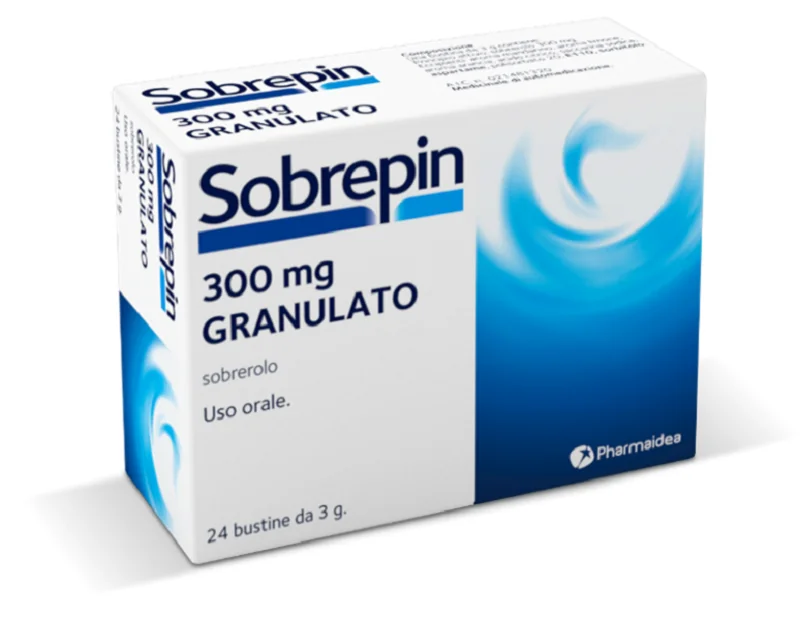 SOBREPIN GRANULATO MUCOLITICO TOSSE GRASSA 24 BUSTINE 300 MG