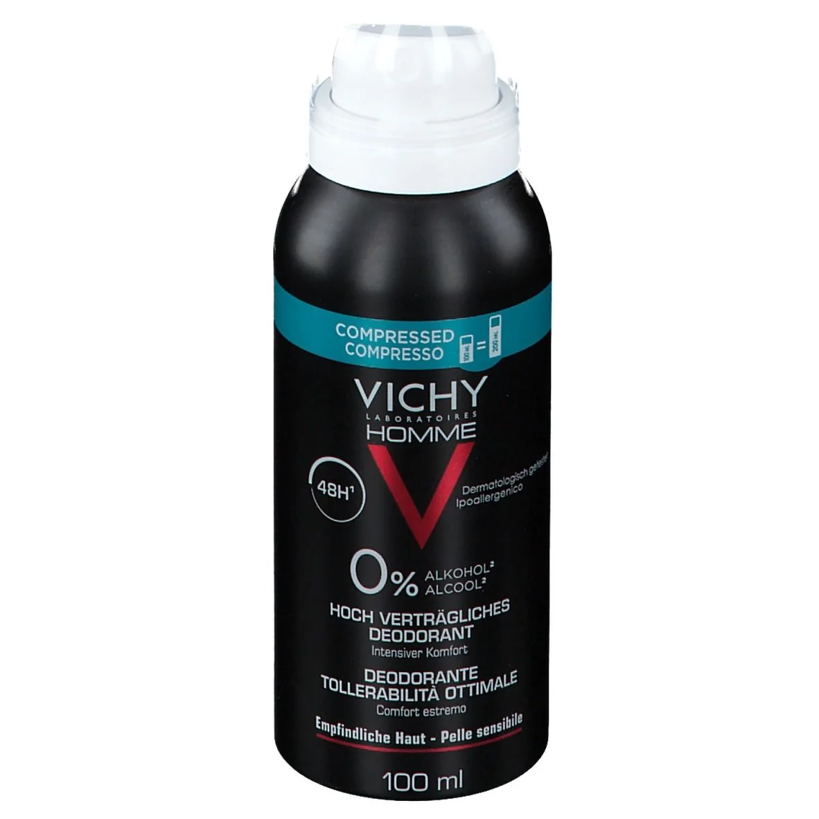 VICHY VH COMPRESSED DEO SENSITIVE 100 ML