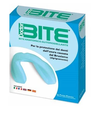 DOCTOR BITE DENTALE AZZURRO ANATOMICO AUTOMODELLANTE 1 PEZZO