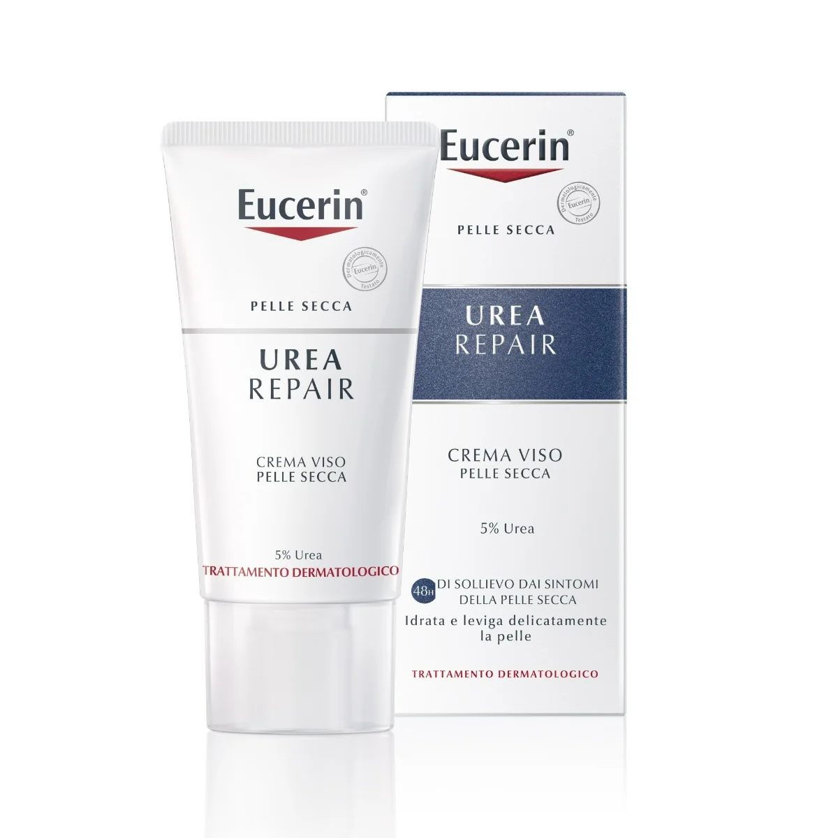 EUCERIN UREA REPAIR CREMA LEVIGANTE VISO 50 ML