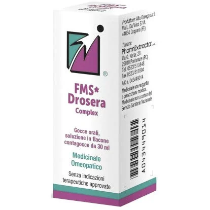 FMS DROSERA COMPLEX GOCCE ORALI FLACONE CON CONTAGOCCE 30 ML