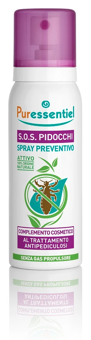 PURESSENTIEL SOS PIDOCCHI SPRAY PREVENTIVO ANTIPEDICULOSI 75 ML