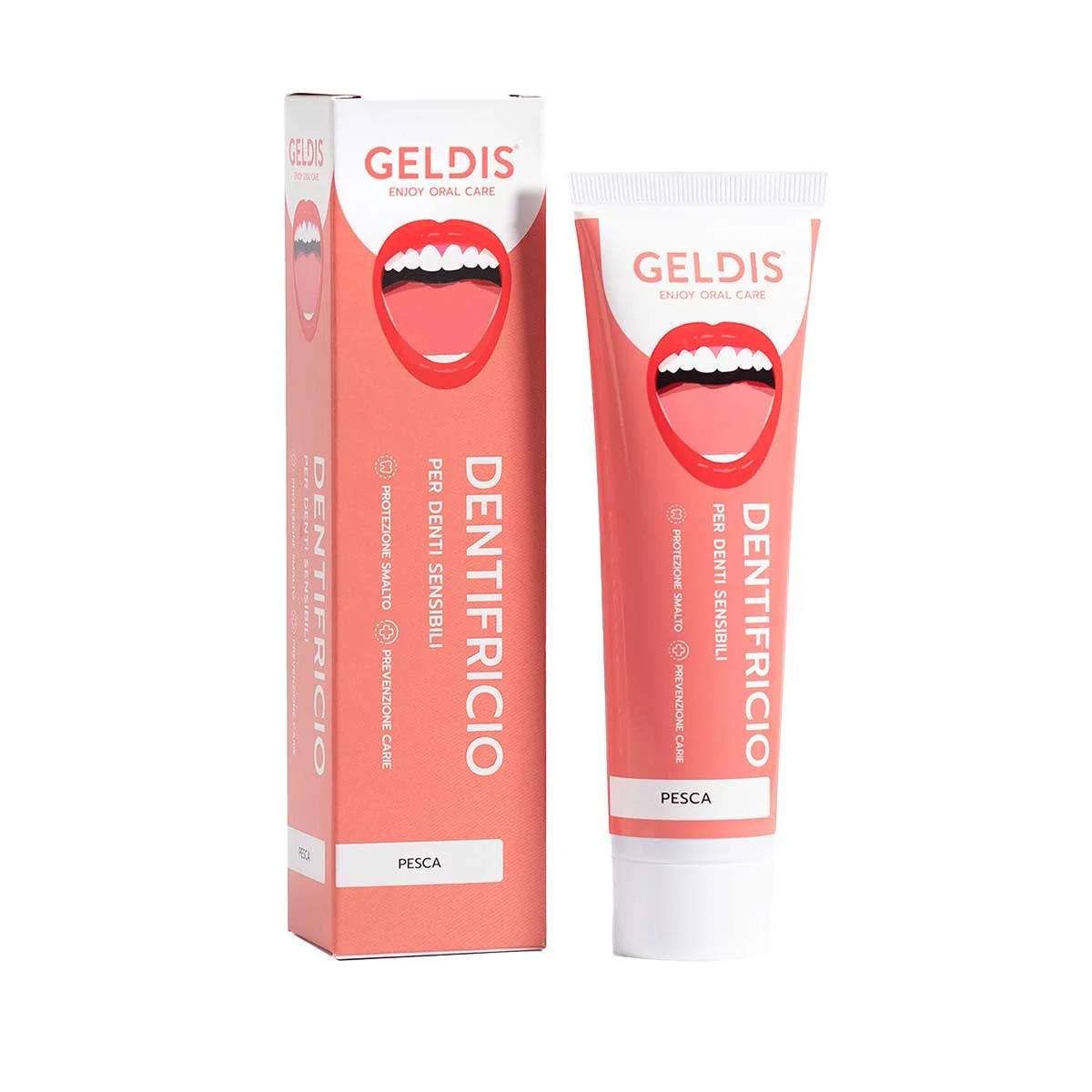 Geldis Dentifricio Pesca Rosa 