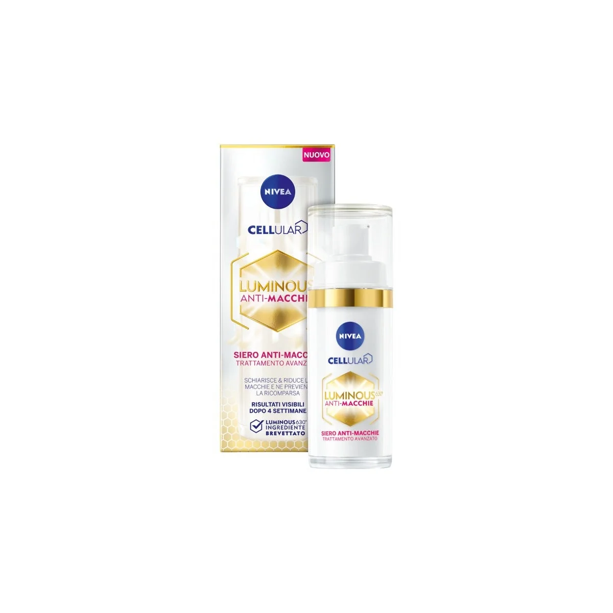 Nivea Cellular Luminous630 Anti-Macchie Siero Viso Trattamento Avanzato Siero Anti-Macchie