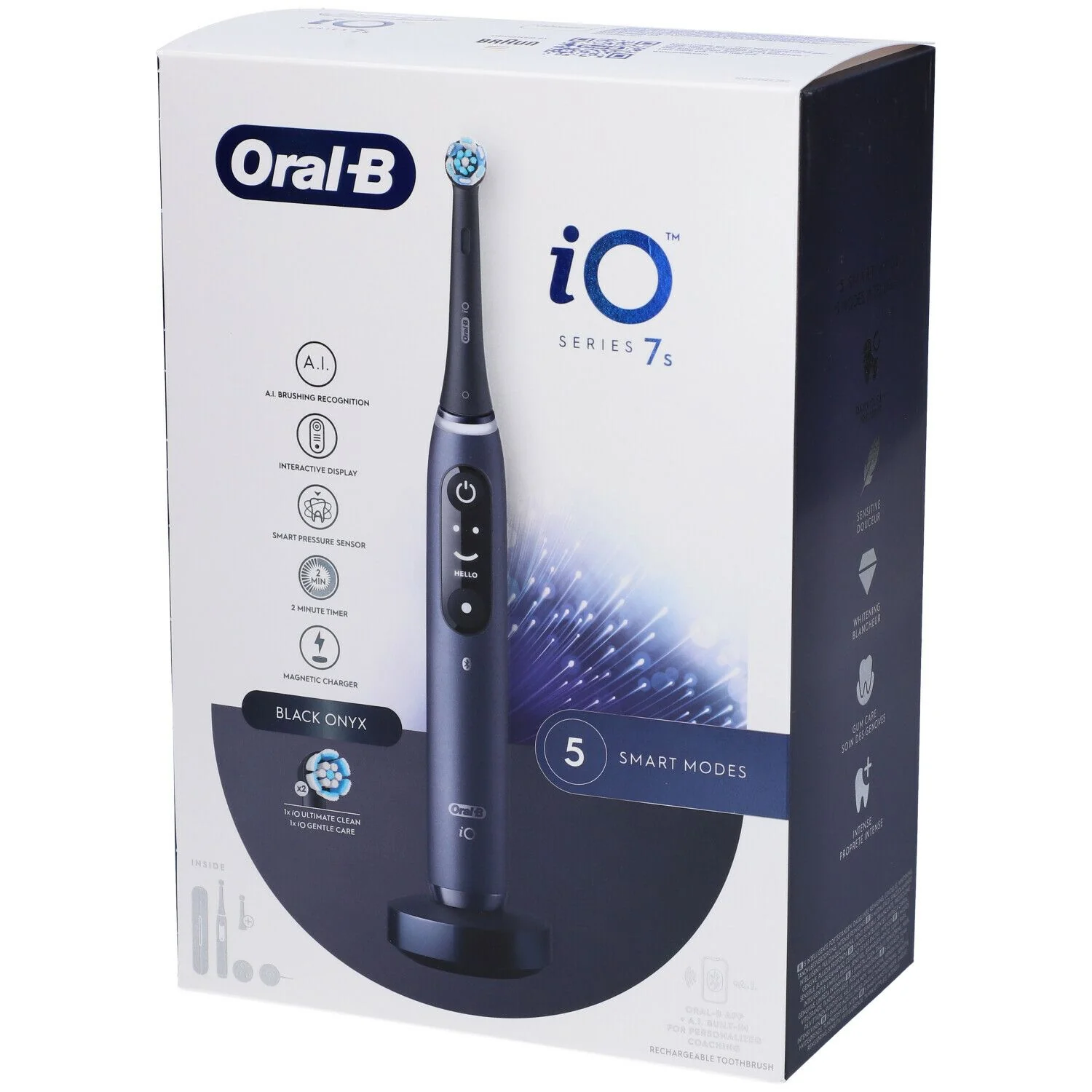 ORALB IO 7 BLACK SPAZZ+2REFILL