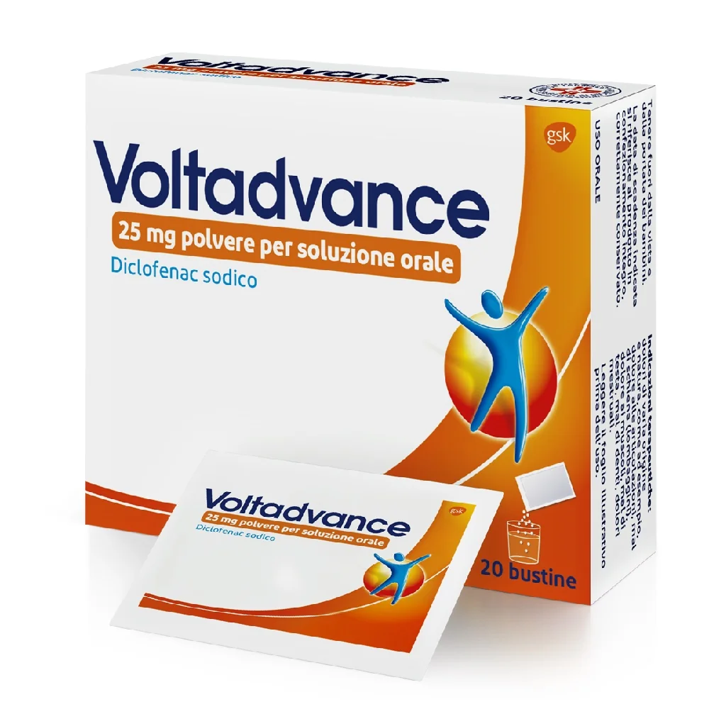 VOLTADVANCE POLVERE 25 MG 20 BUSTINE