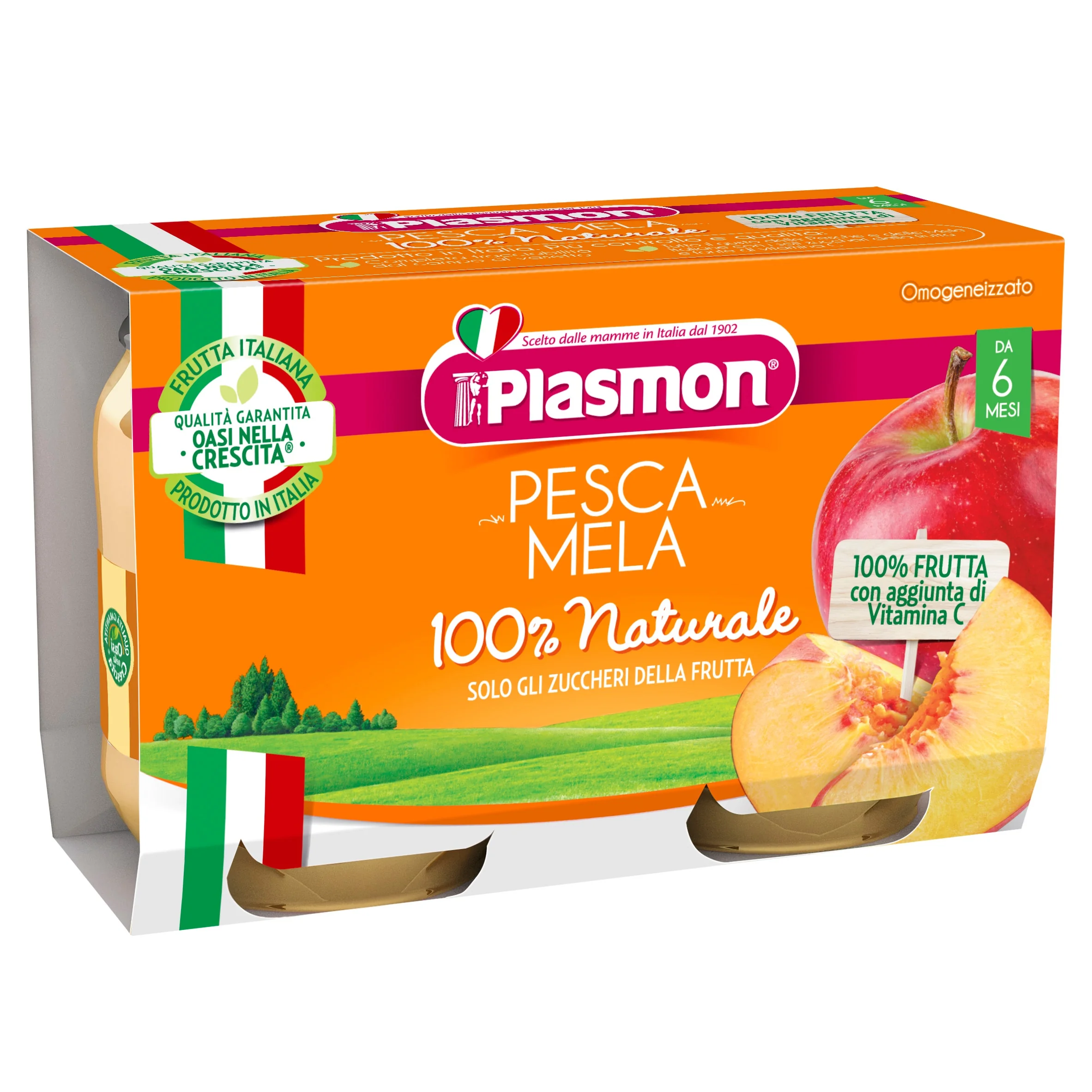 PLASMON OMOGENEIZZATO PESCA 2X104 G