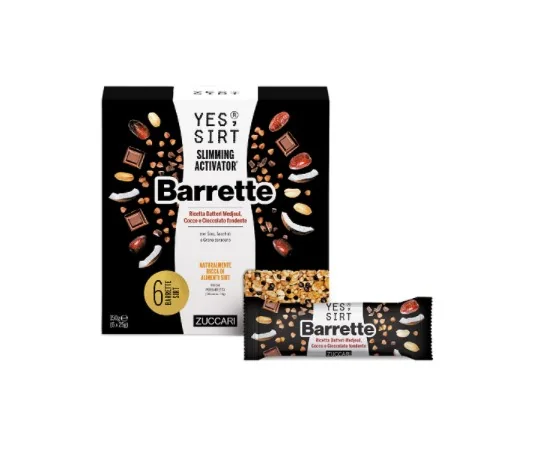 YES SIRT BARRETTE DATTERI MEDJOUL COCCO CIOCCOLATO FONDENTE 6X25 G