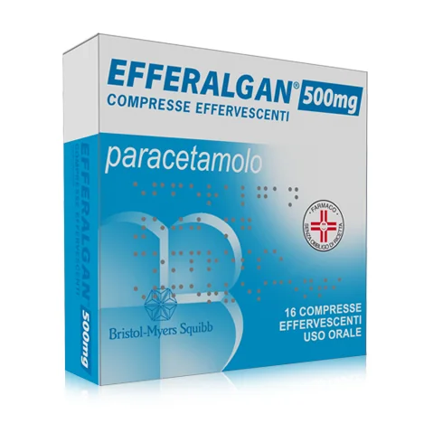 EFFERALGAN 500 MG PARACETAMOLO 16 COMPRESSE EFFERVESCENTI