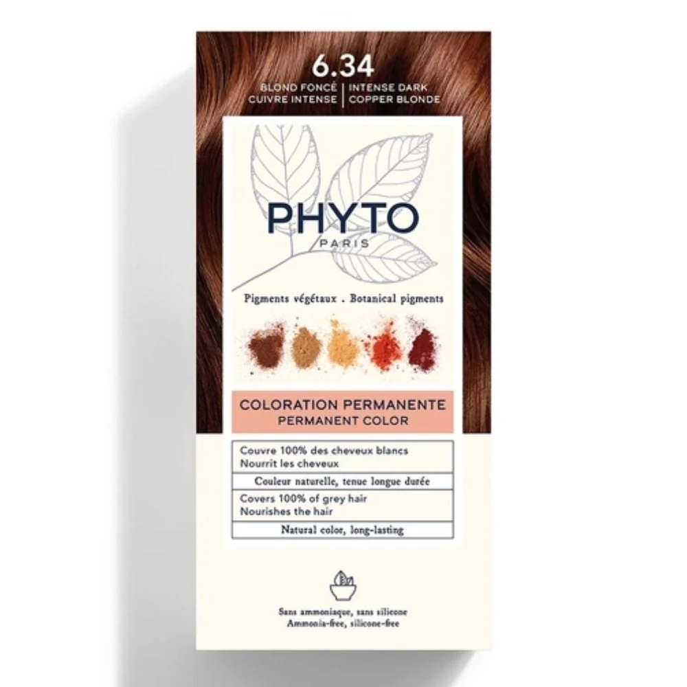 PHYTO PHYTOCOLOR COLOR KIT 6.34 BIONDO SCURO RAMATO