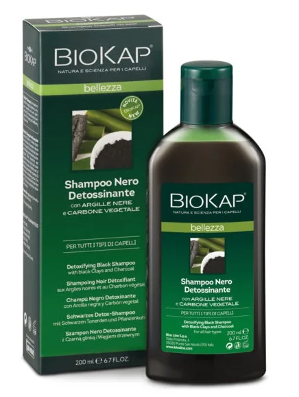 BIOKAP SHAMPOO NERO DETOSSINANTE PURIFICANTE 200 ML