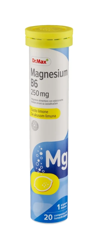 Dr. Max Magnesium B6 Tbl Eff, 20Tbl Magnesio