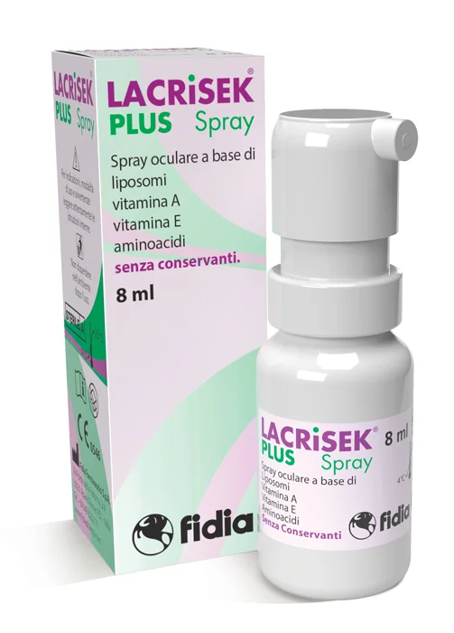 LACRISEK PLUS SPRAY SOLUZIONE OFTALMICA LUBRIFICANTE 8 ML