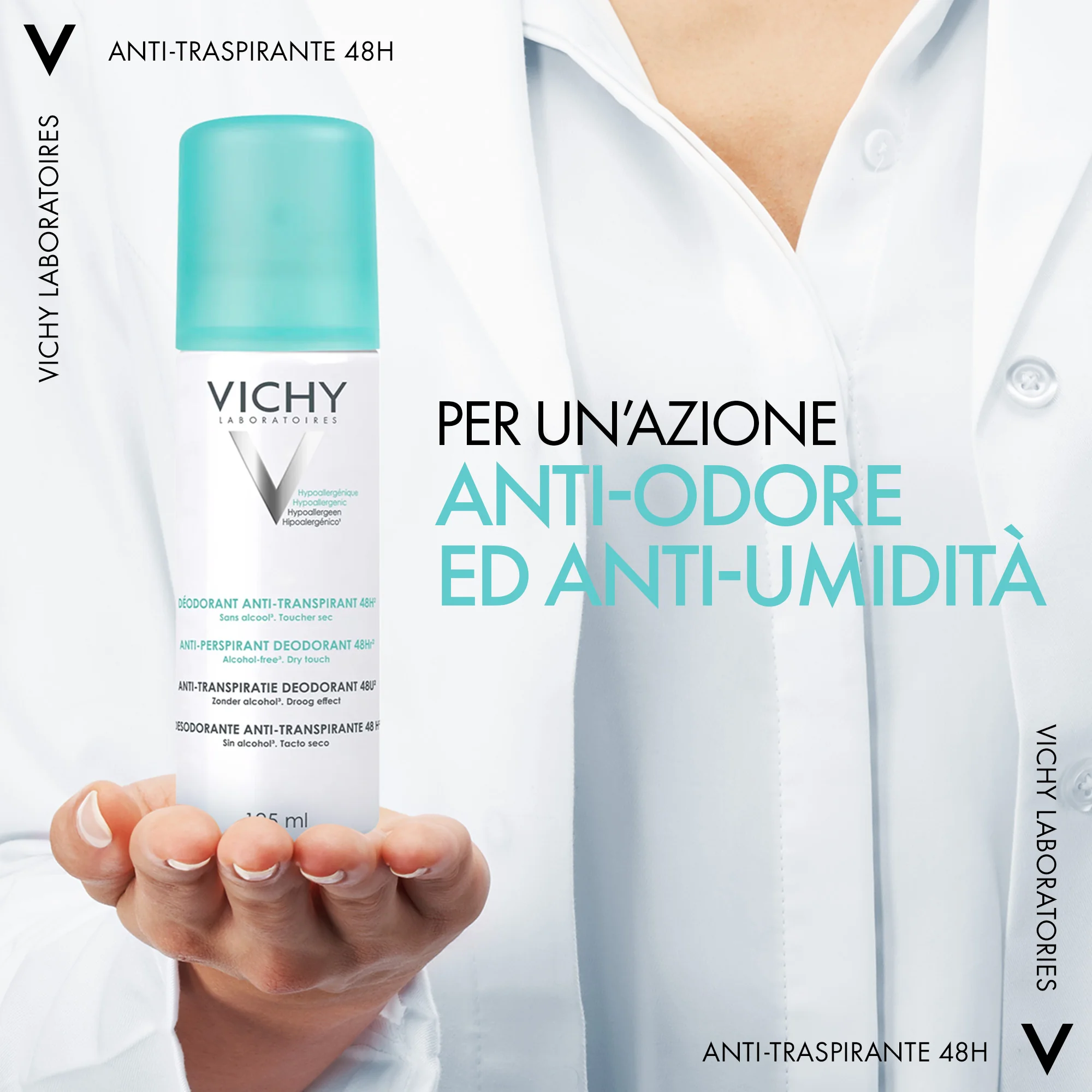 Vichy Deodorante Spray 125 ml Anti-traspirante