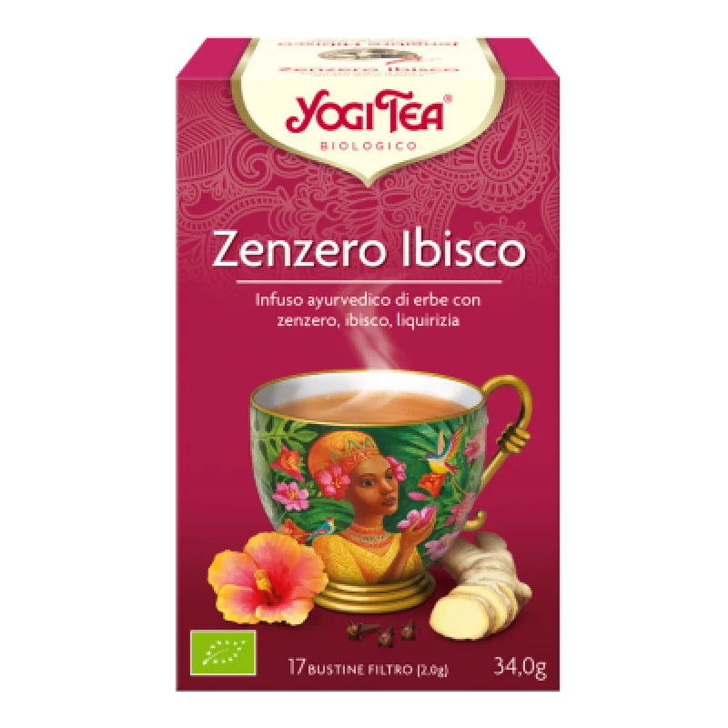 YOGI TEA ZENZERO IBISCO BIO 34