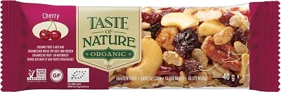 TASTE OF NATURE BARRETTA ALLE CILIEGIE E ALLE NOCI PECAN BIO 40 G