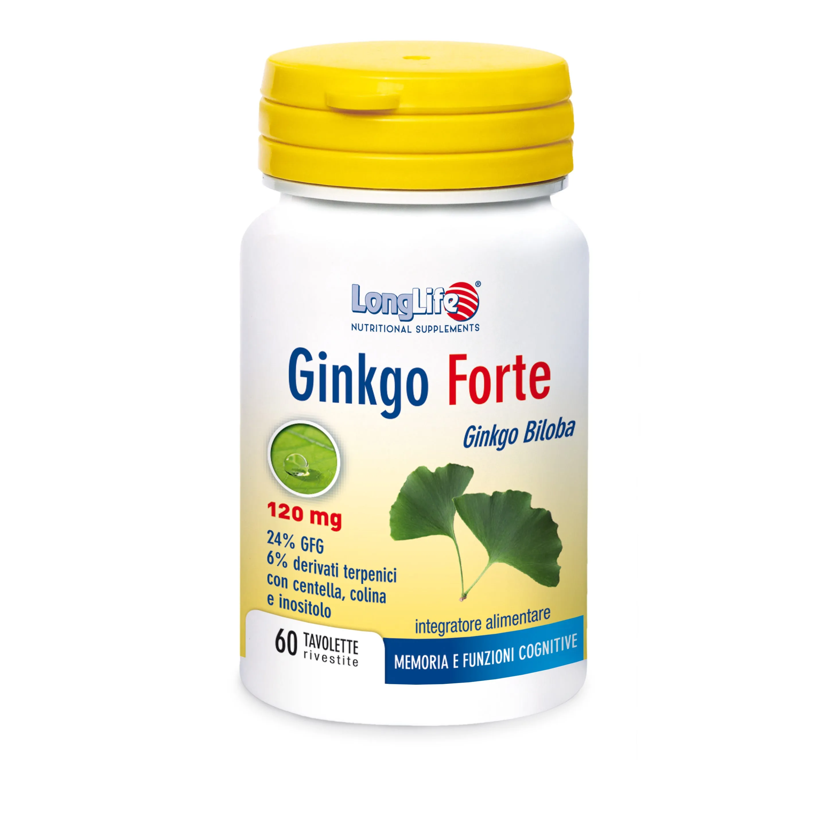 Longlife Ginkgo Forte 60 Tavolette Integratore Circolazione