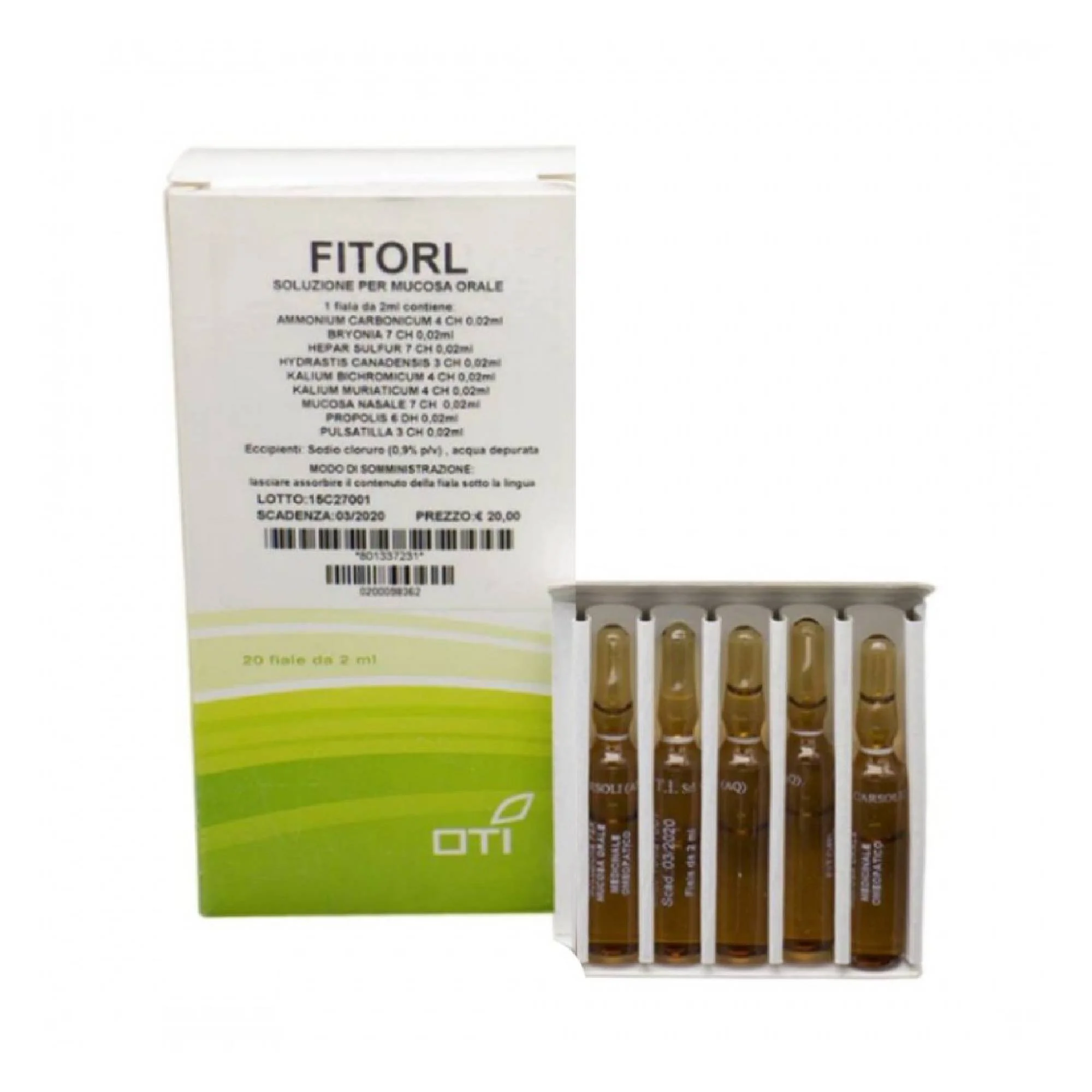 FITORL COMP OTI F.OS 20 2ML