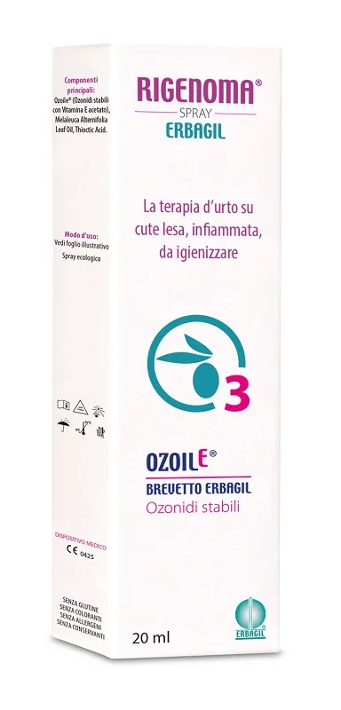 RIGENOMA SPRAY CUTE E MUCOSE INFIAMMATE 20 ML