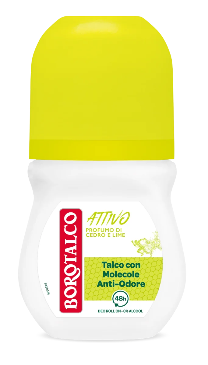 BOROTALCO DEO ROLL ATTIVO GIALLO 50 ML