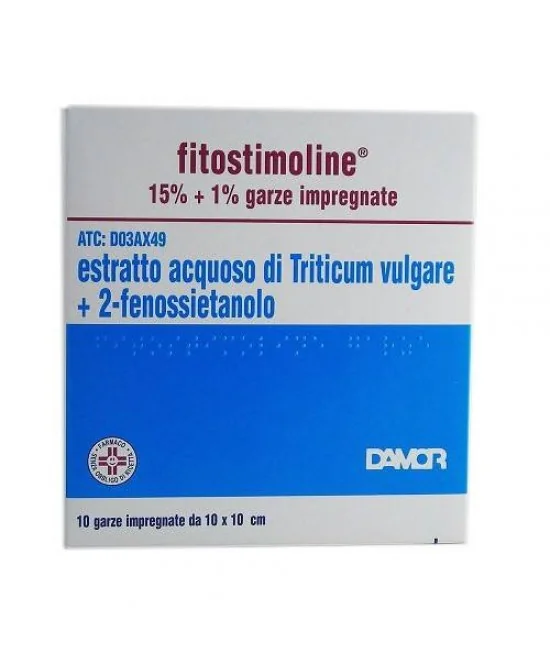 FITOSTIMOLINE 15% GARZE IMPREGNATE 10 GARZE