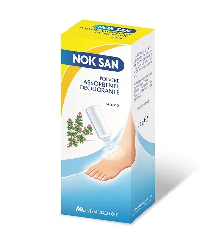 NOK SAN POLVERE ASSORBENTE E DEODORANTE AL TIMO 75 G