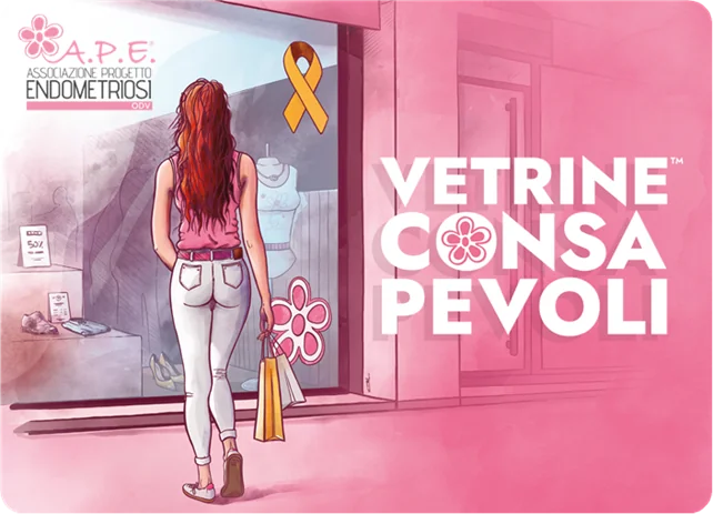 "Vetrine Consapevoli" : Dr. Max insieme ad A.P.E. per la consapevolezza sull’endometriosi