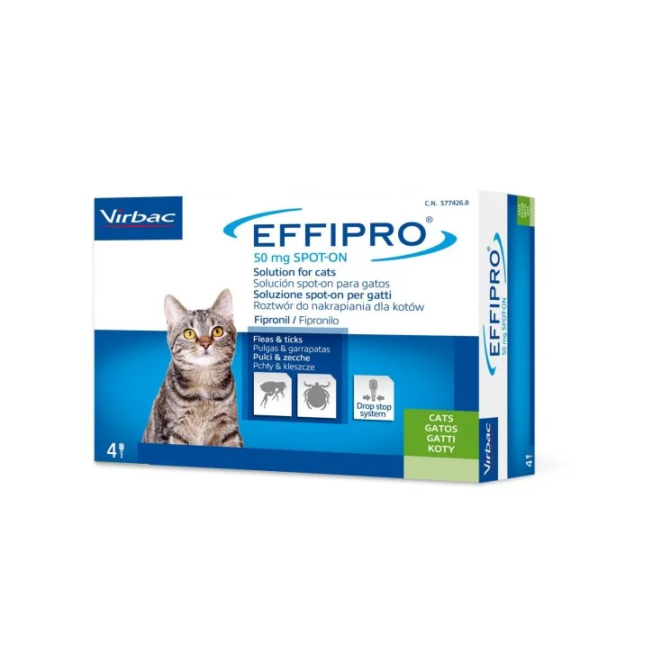 EFFIPRO SPOTON GATTO 4X0,50ML