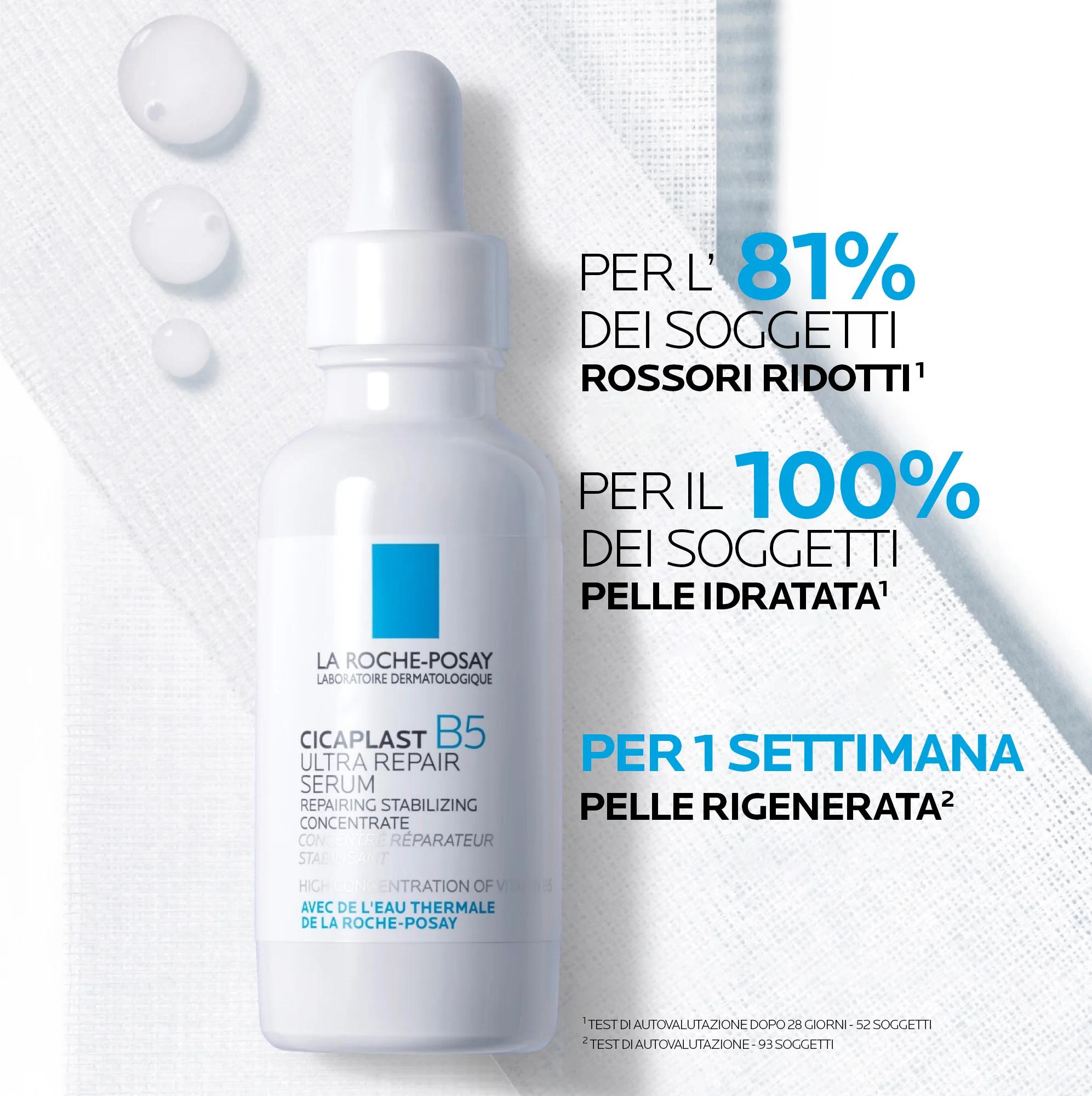 La Roche Posay Cicaplast B5 Siero 30 ml Idratante, rigenerante, ultra-riparatore.