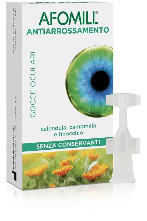 AFOMILL ANTIARROSSAMENTO GOCCE OCULARI 10 FLACONCINI MONODOSE