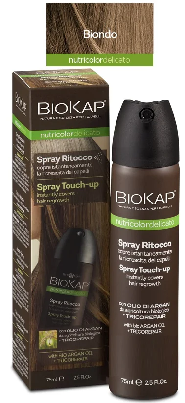 BIOKAP NUTRICOLOR SPRAY RITOCCO TINTA PER CAPELLI BIONDO