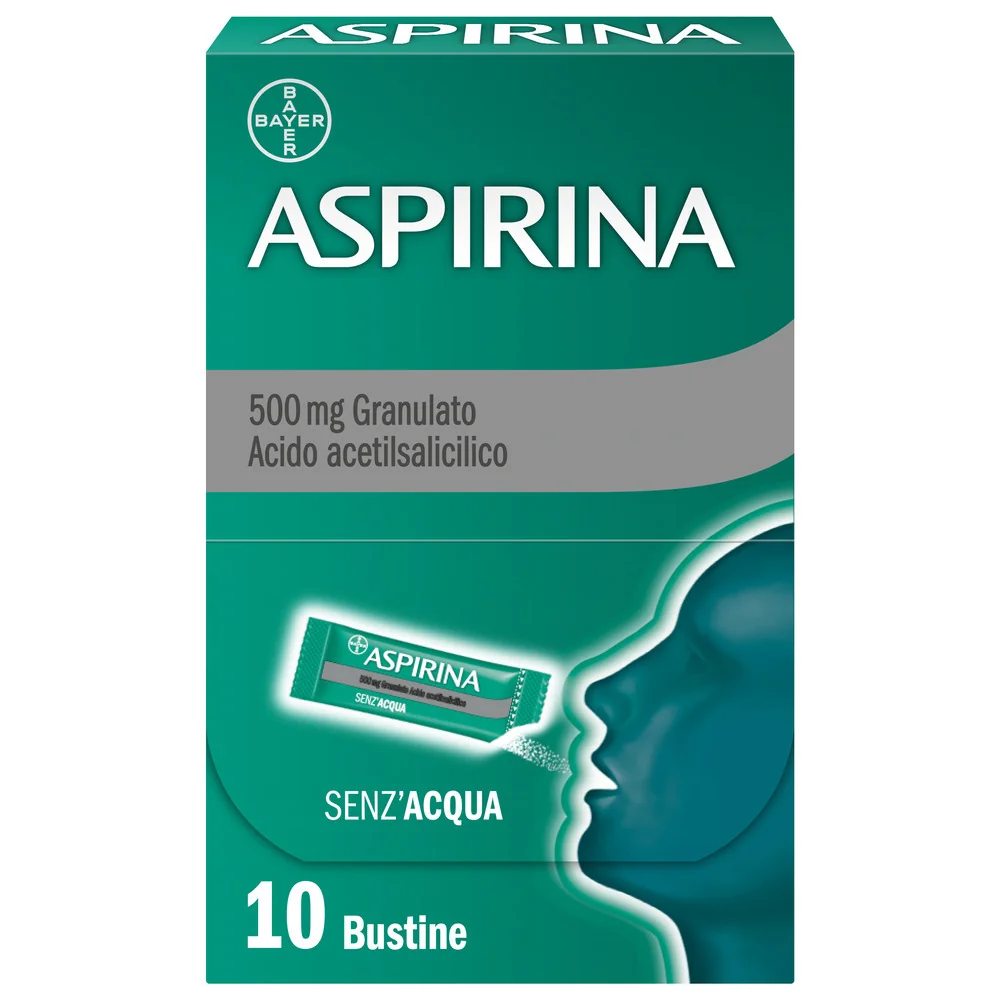 ASPIRINA IN GRANULI ANTIDOLORIFICO 10 BUSTINE