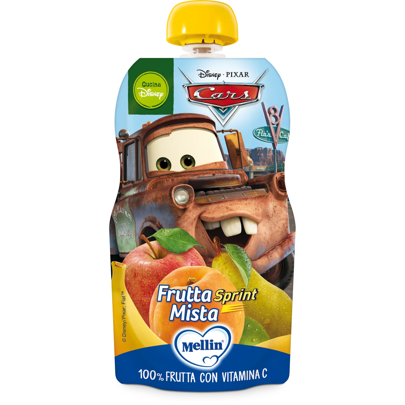 MELLIN POUCH DISNEY CARS FRUTTA MISTA