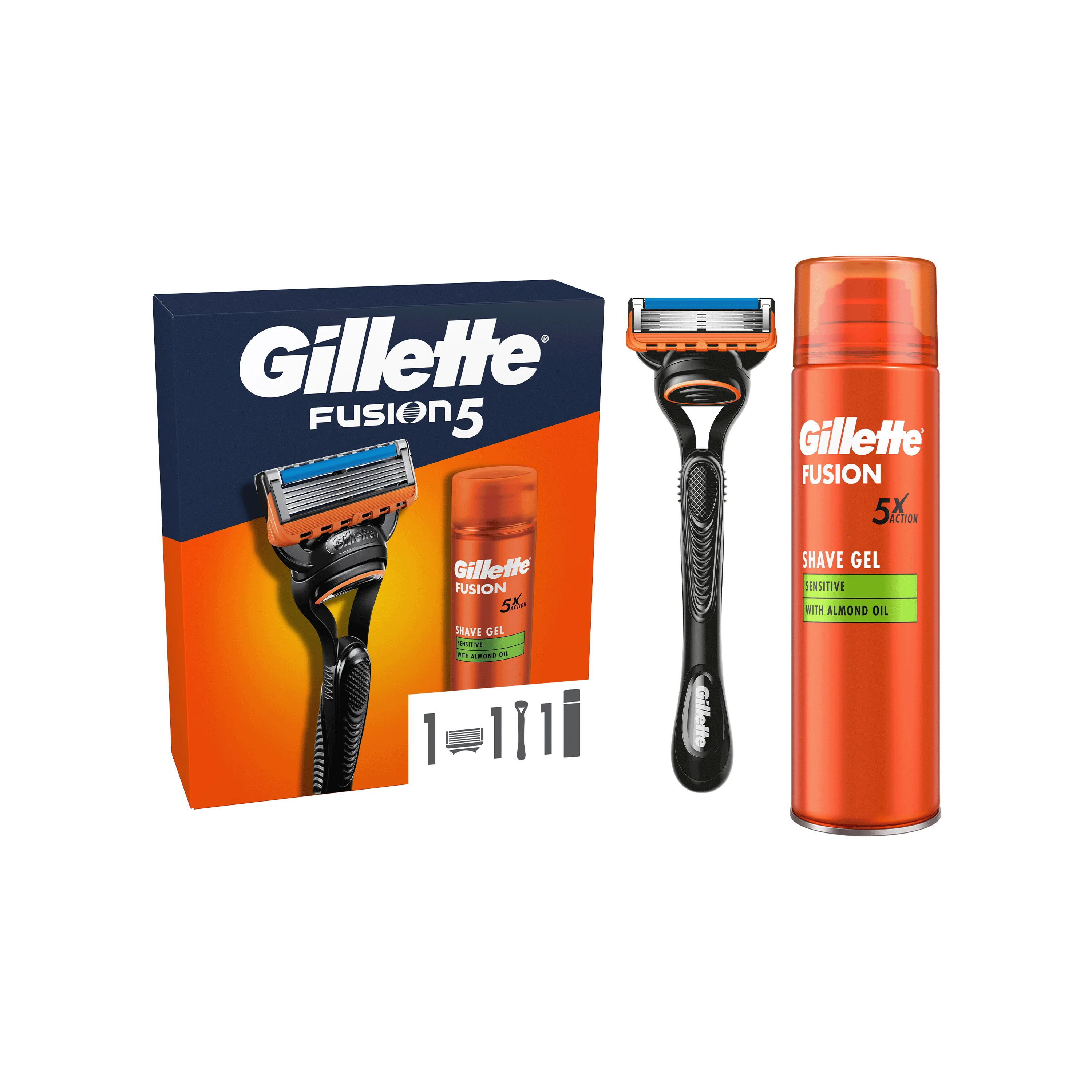 GILLETTE GIFT SET FUSIO+GEL