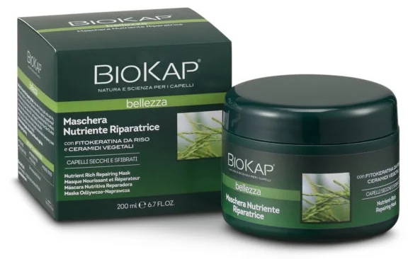 BIOKAP MASCHERA NUTRIENTE E RIPARATRICE CAPELLI SECCHI 200 ML