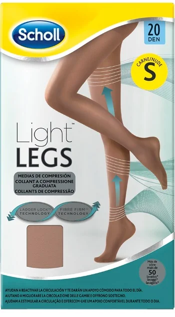 SCHOLL LIGHT LEGS COLLANT 20 DEN CARNE TAGLIA S