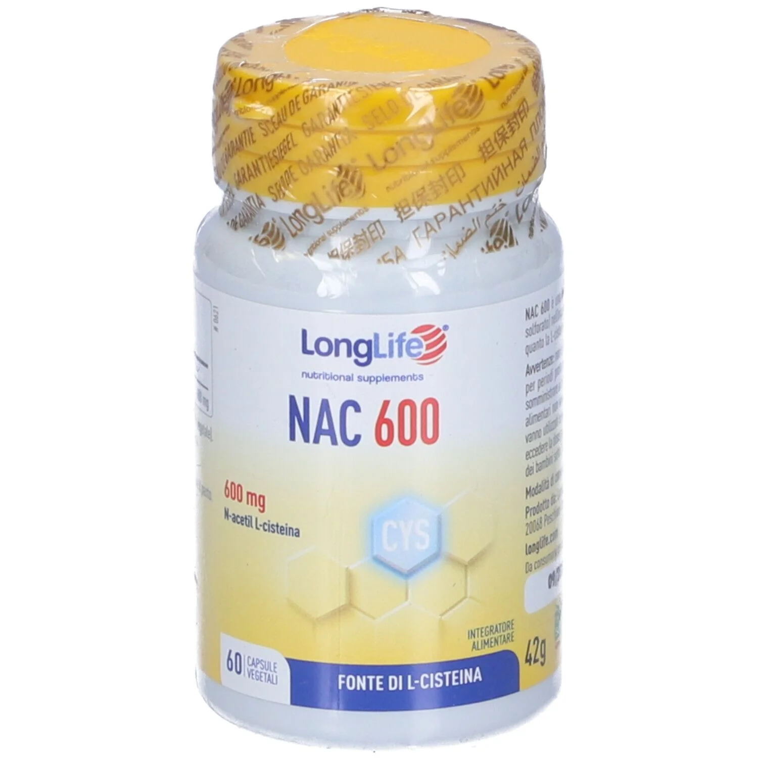 LONGLIFE NAC 60 CAPSULE