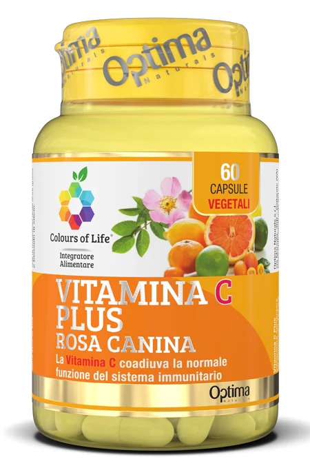 OPTIMA COLOURS OF LIFE VITAMINA C CON PLUS ROSA CANINA 60 CAPSULE