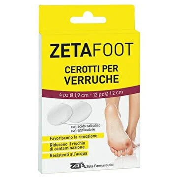 ZETAFOOT CEROTTO VERRUCHE ASSORTITO 16 PEZZI