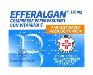 EFFERALGAN CON VITAMINA C 330 MG 20 COMPRESSE EFFERVESCENTI