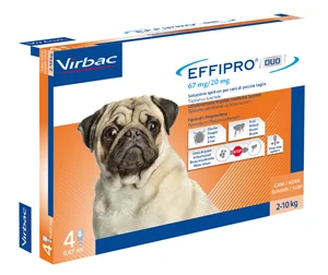 EFFIPRO DUO CANE 4 PIPETTE 2 A 10 KG